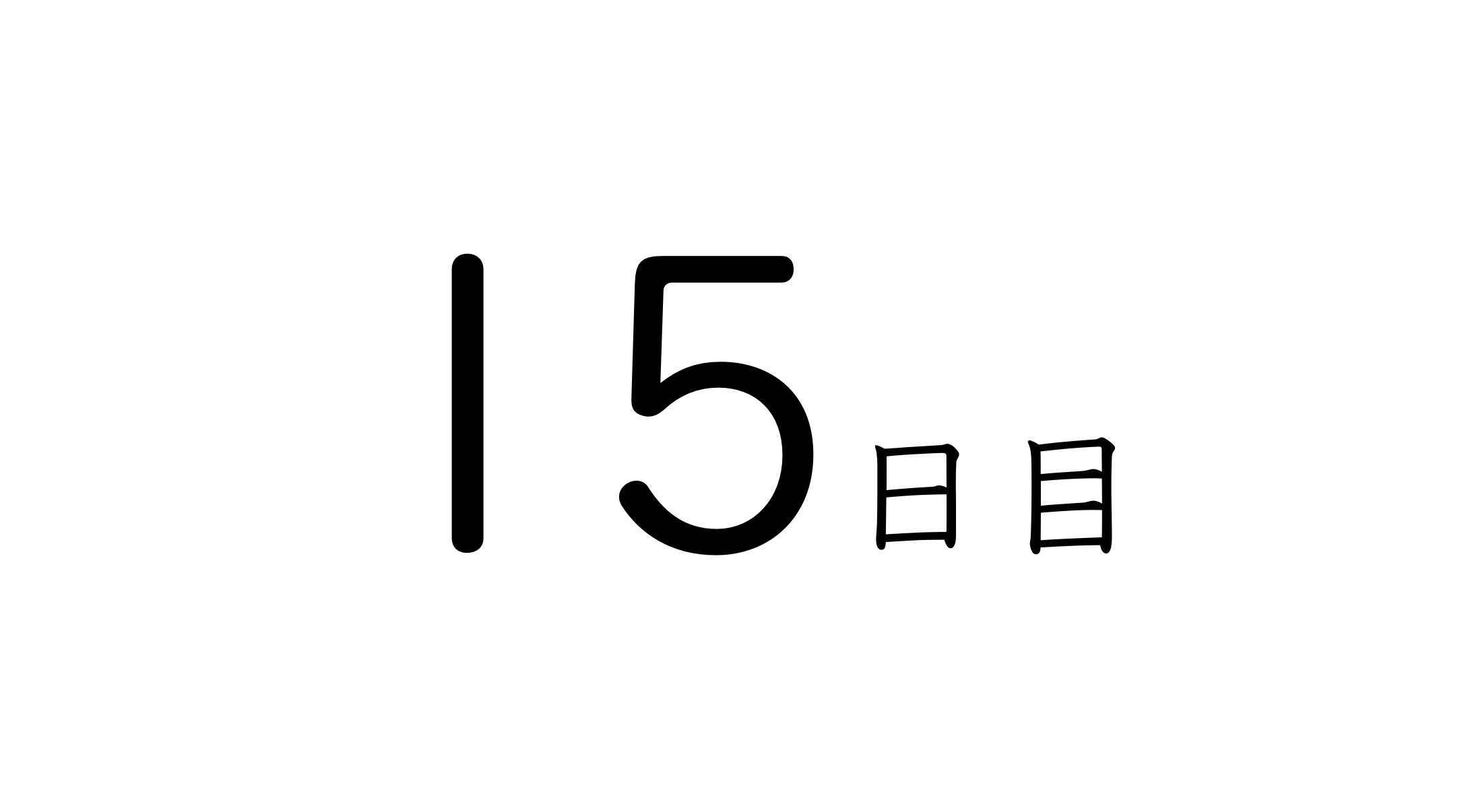 15日目