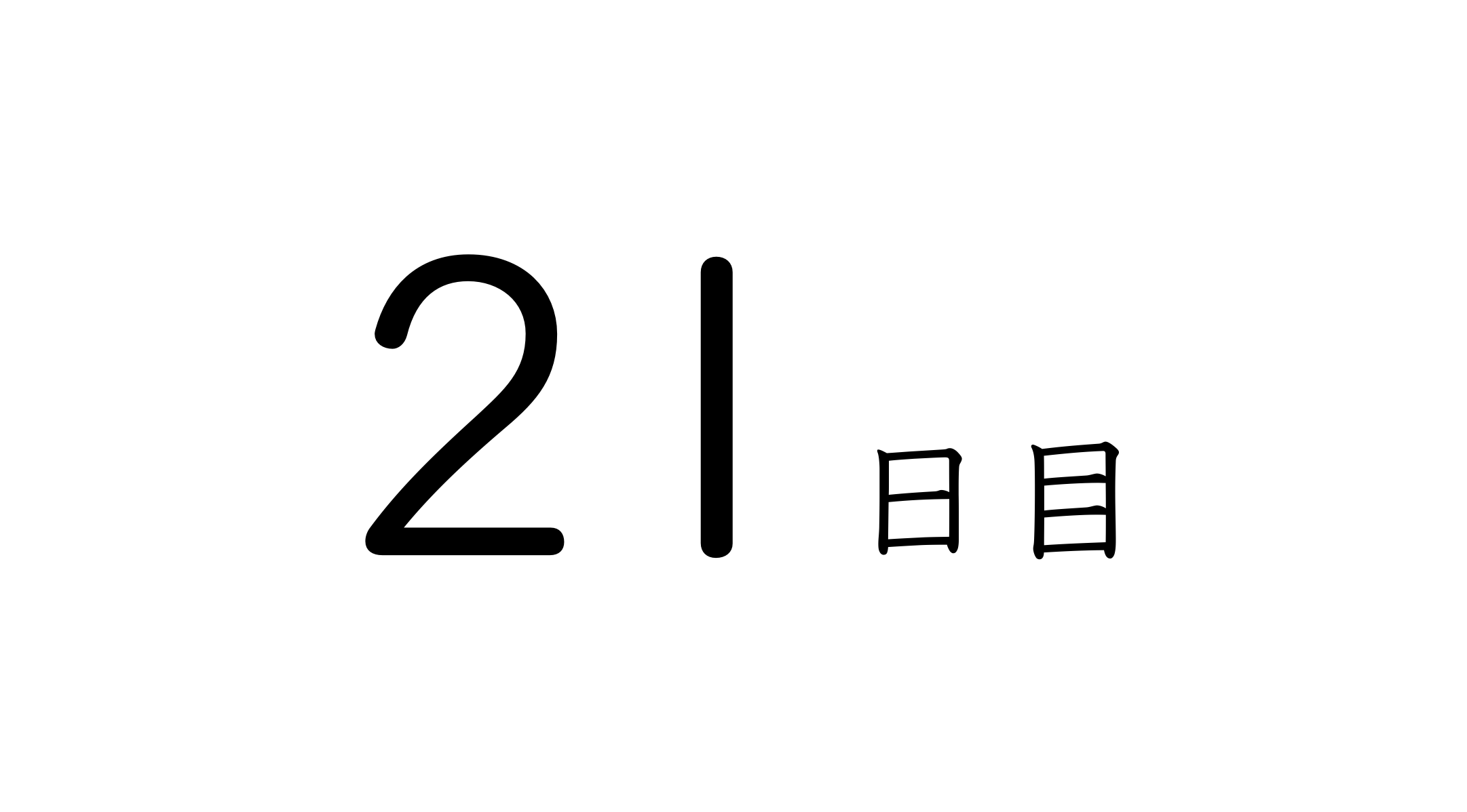 21日目