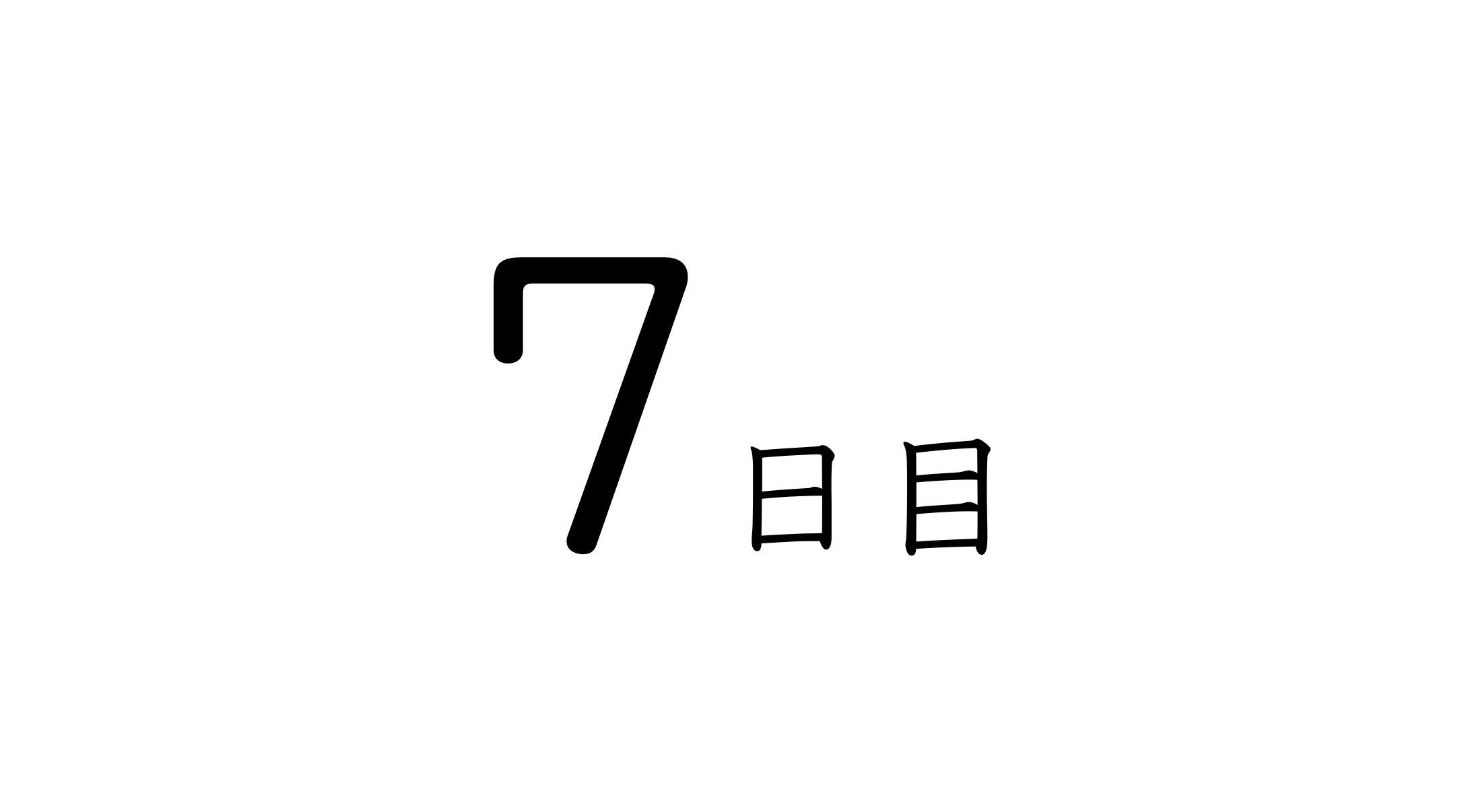 7日目